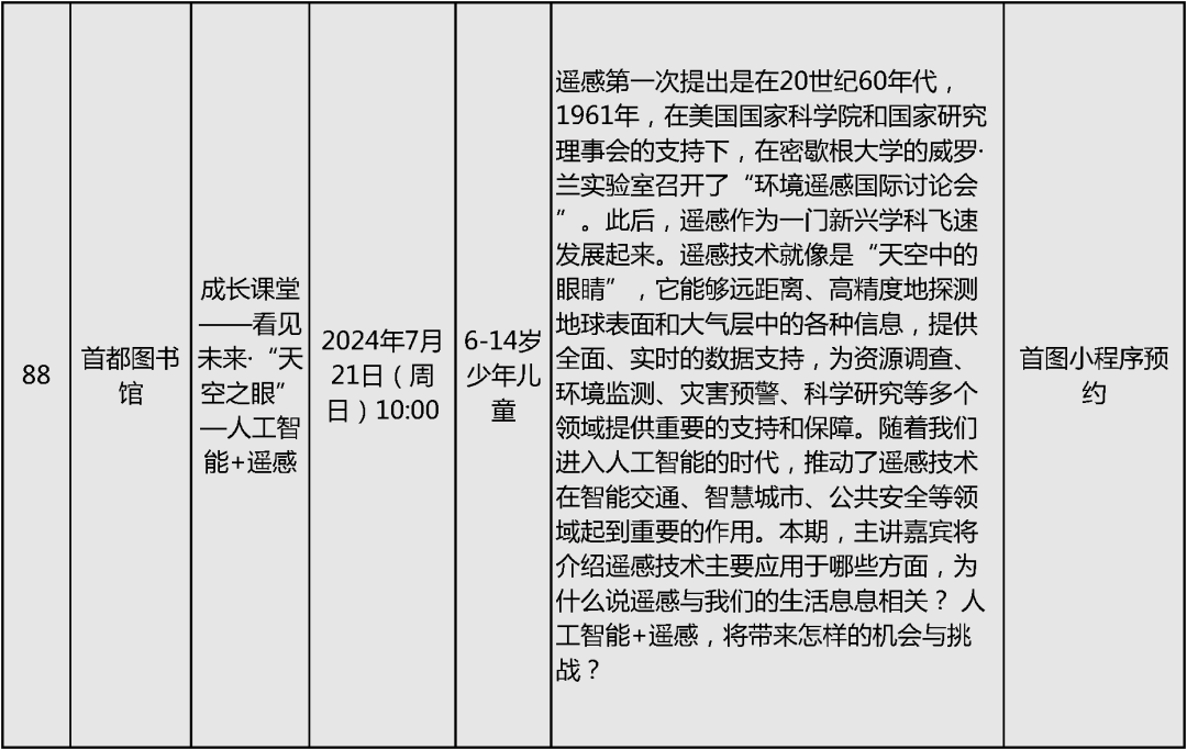 2024北京中小学暑假活动
