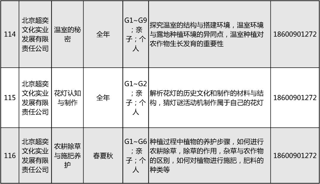 2024北京中小学暑假活动