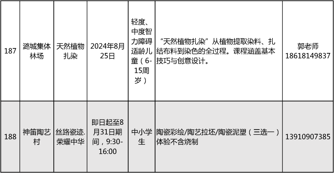 2024北京中小学暑假活动
