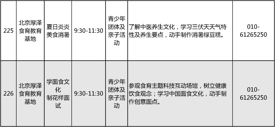 2024北京中小学暑假活动