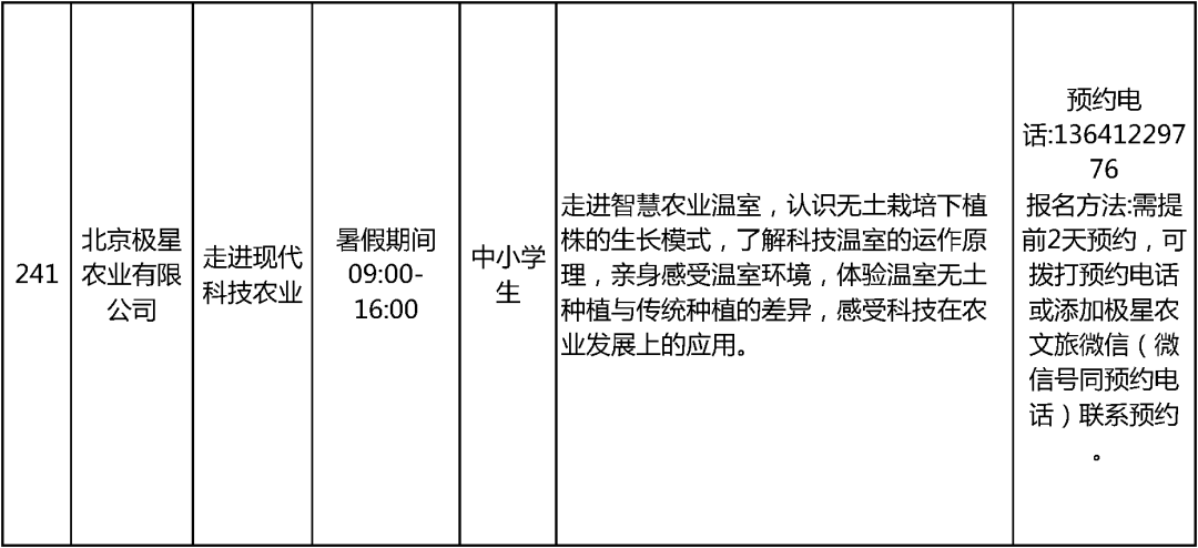 2024北京中小学暑假活动