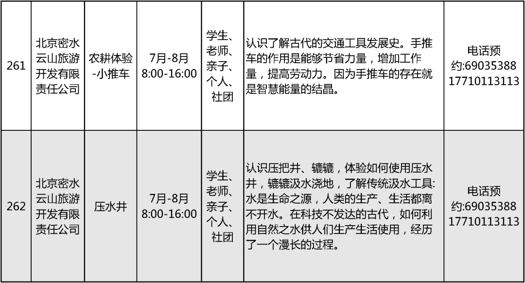 2024北京中小学暑假活动