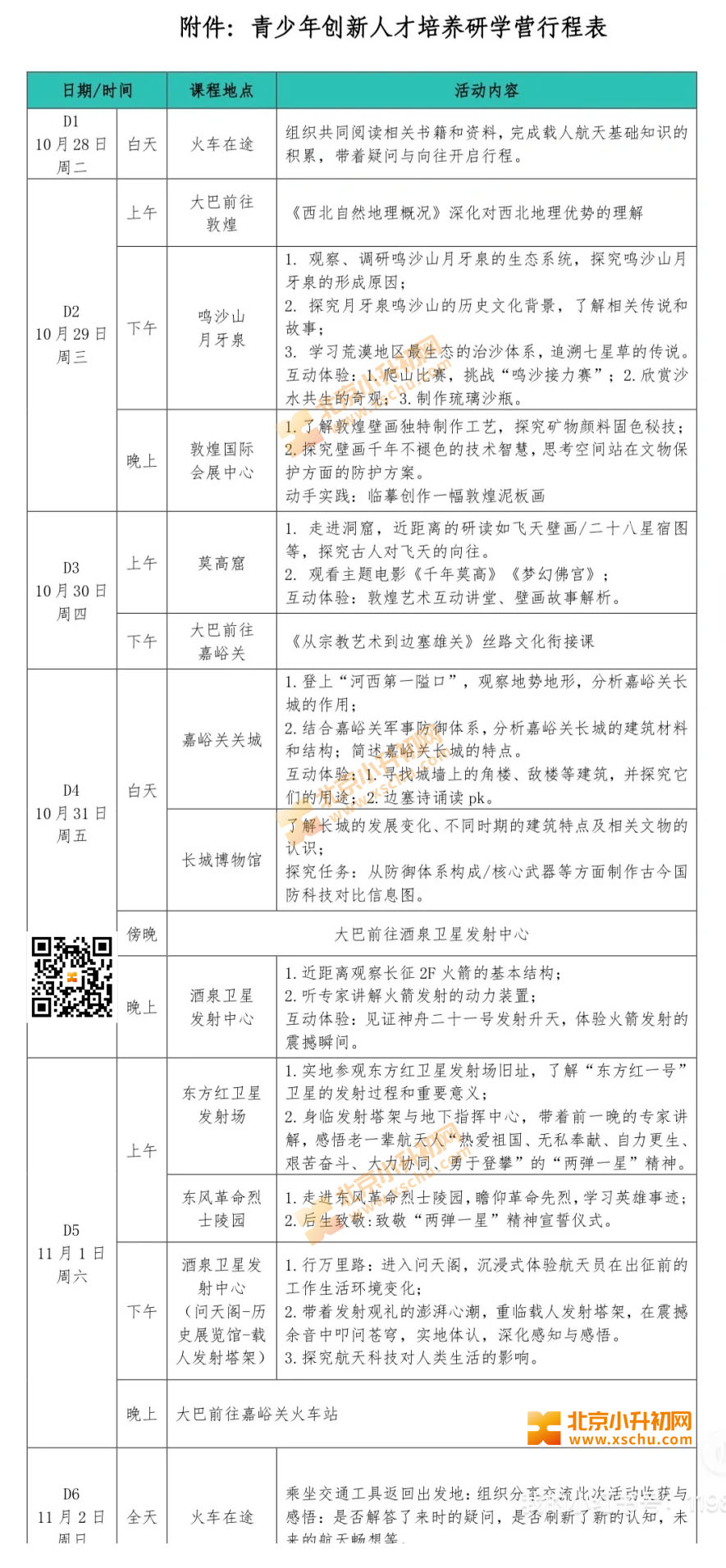 丰台区学生青少年创新人才培养“天地九重星途启航”神舟二十一号发射观礼研学营
