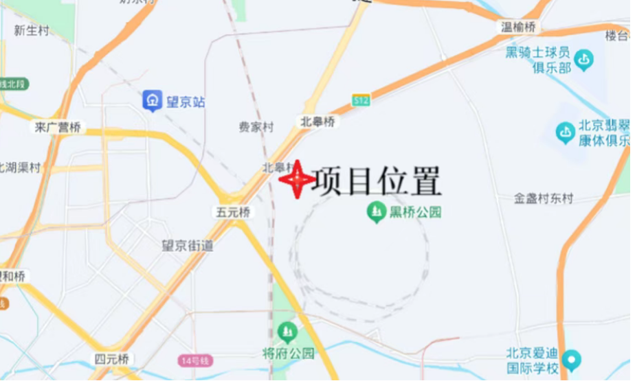 北京市朝阳区崔各庄30-L03-02地块九年一贯制学校建设工程项目地址