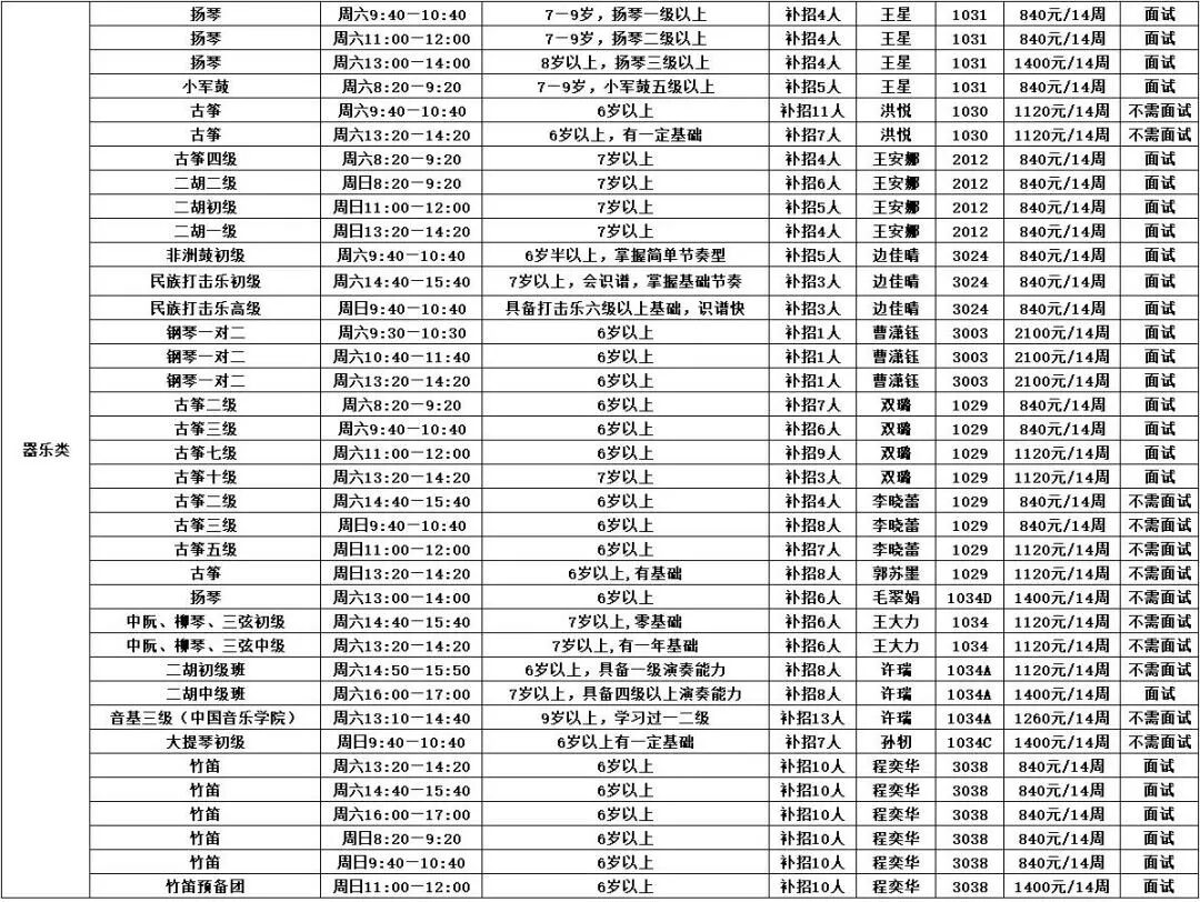 石景山区青少年活动中心2026年春季班招生简章