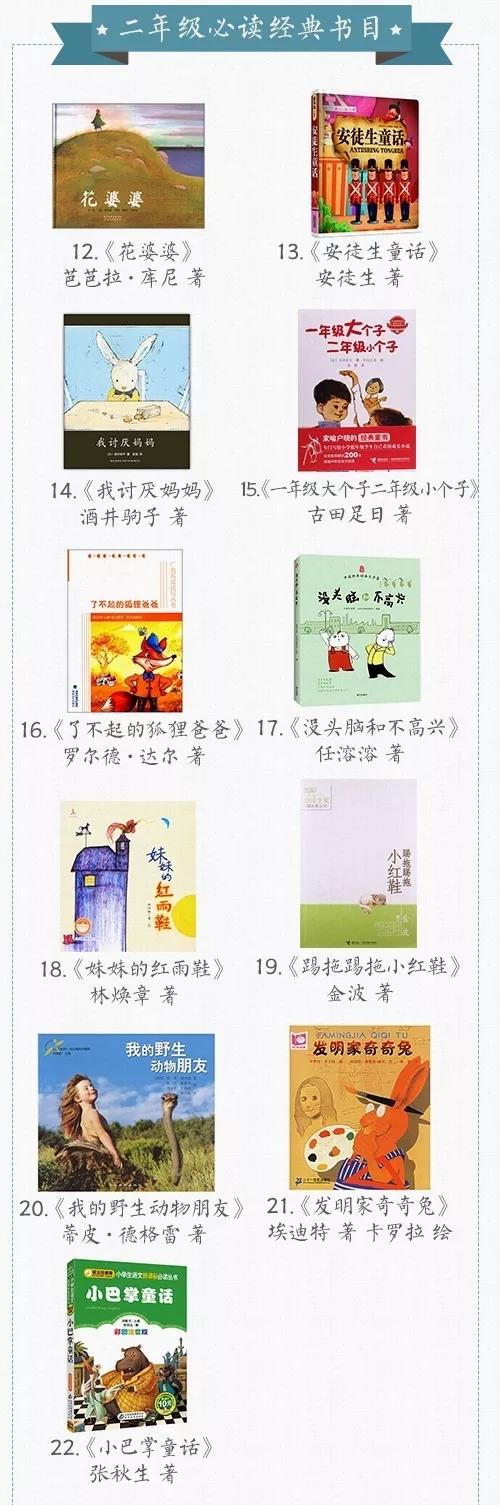 适合二年级学生看的经典书籍