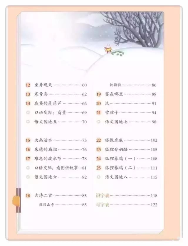 2019秋部编版二年级上册语文电子课本2